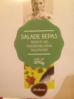 Salade repas thon et ses châtaignes d'eau façon thaï