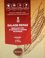 Salade repas cereales et tofu