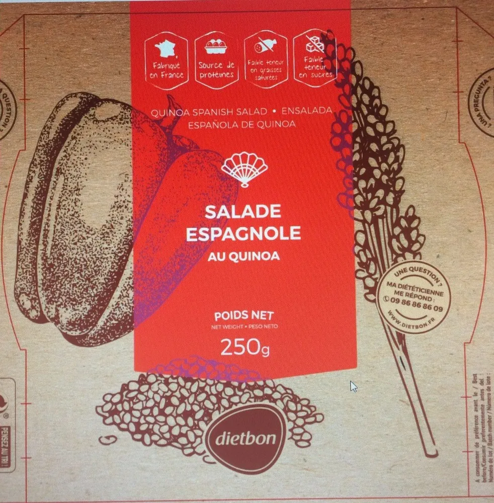 Salade espagnole au quinoa