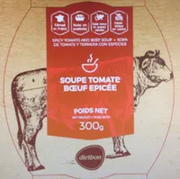 Soupe Tomate Bœuf épicé