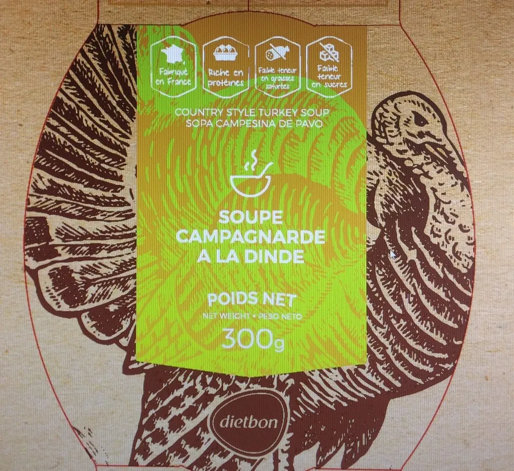 Soupe campagnarde a la dinde