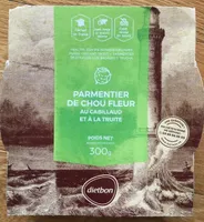 Parmentier de chou-fleur au Cabillaud et à la truite
