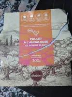 Poulet à l'Andalouse et son riz blanc