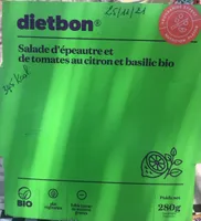 Salade d'épeautre et de tomates au citron et basilic bio