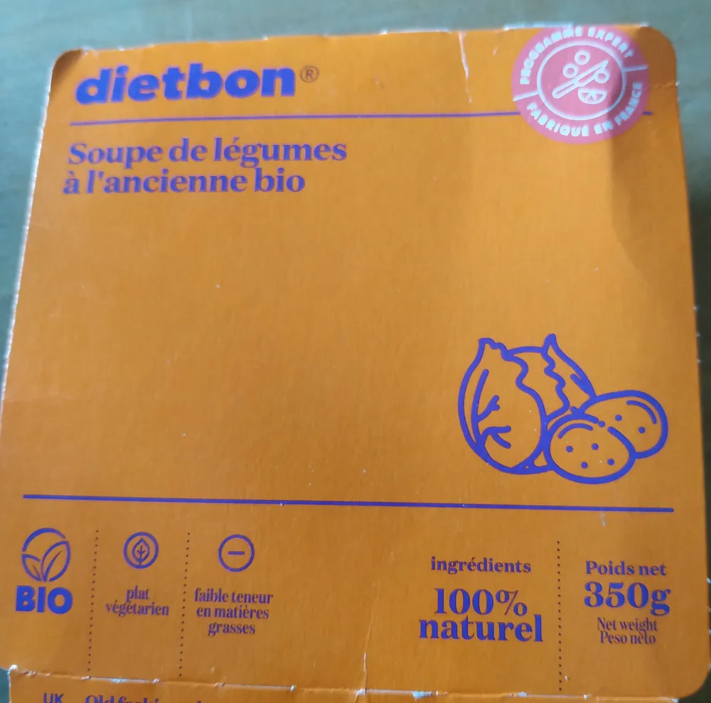 Soupe de légumes à l'ancienne bio
