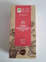 Muesli croustillant aux super fruits bio