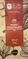 Muesli Croustillant aux pépites de chocolat, BIO.