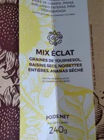 Mix Eclat Graines de Tournesol, Raisins, Noisettes, Ananas - SANS GLUTEN