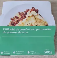 Effiloché de boeuf et son parmentier de pomme de terre