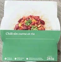 Chili sin carne et riz