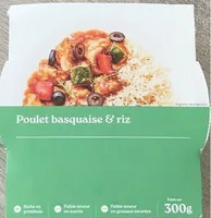 Poulet basquaise et riz