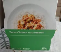 Butter Chicken et riz basmati