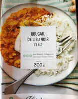 Rougail de lieu noir et riz