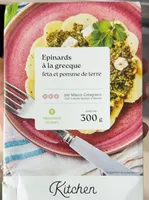 Epinards à la grecque feta et pommes de terre
