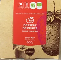 Dessert Pomme Fraise Bio