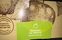 Dessert Pomme nature Bio