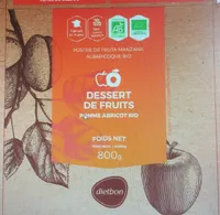 Dessert Pomme Abricot Bio