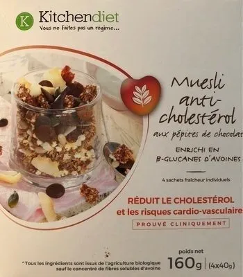Muesli anti-cholestérol aux pépites de chocolat
