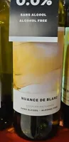 Nuance de blanc viogner sauvigon sans alcool