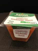 Compotée rhubarbe fraise