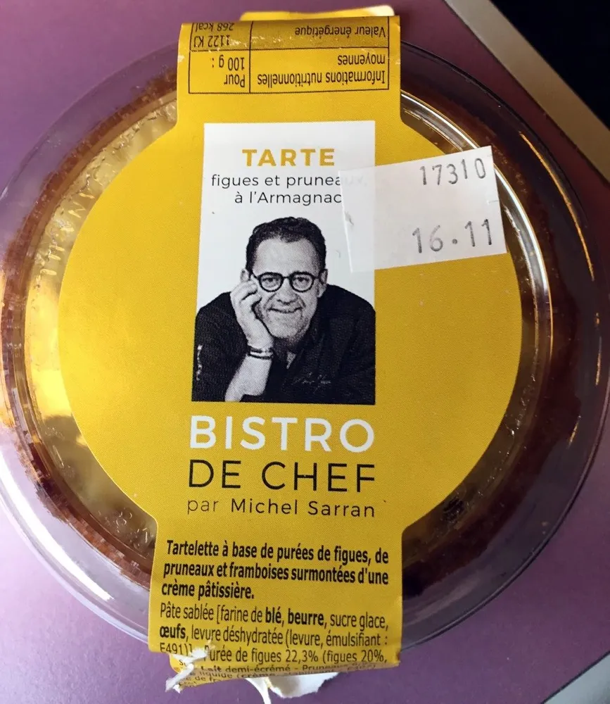 Tarte figues et pruneaux à l’Armagnac
