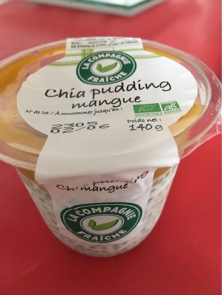 Chia pudding mangue