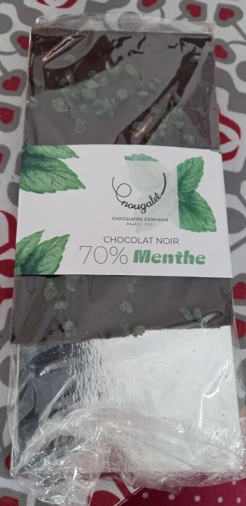Chocolat noir a la menthe