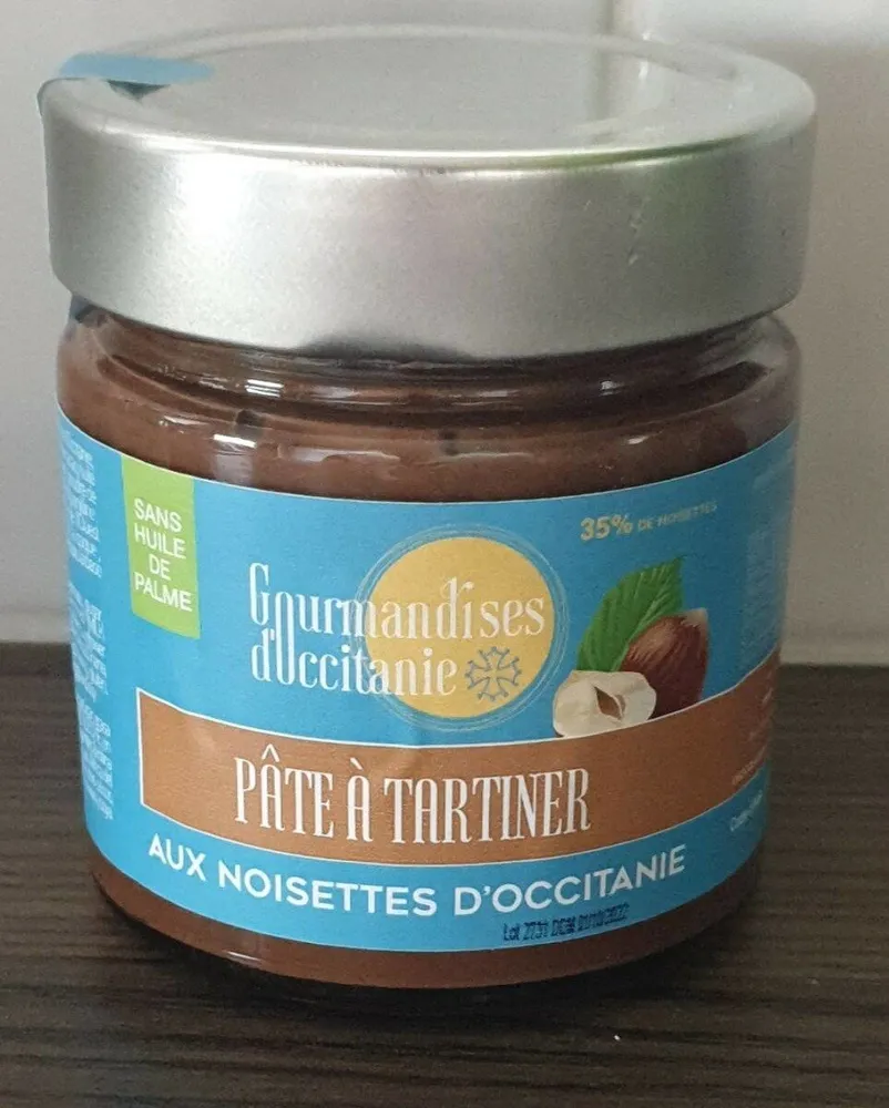 Pâte à tartiner aux noisettes d'Occitanie