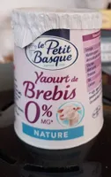 yaourt maigre lait brebis nature