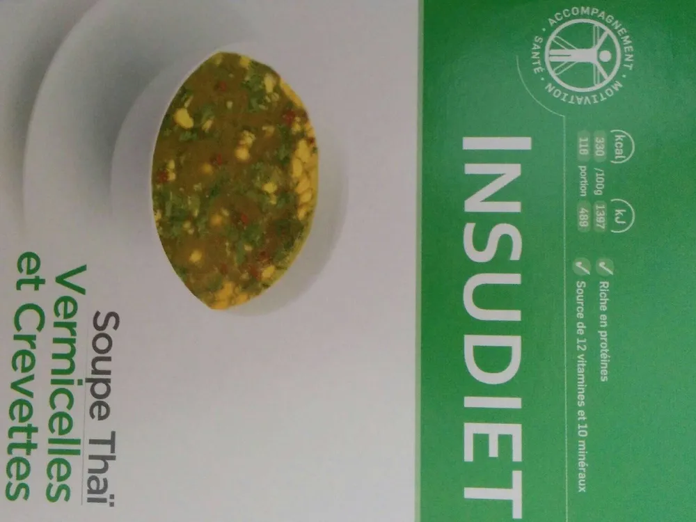 Soupe Thaï Vermicelles et Crevettes