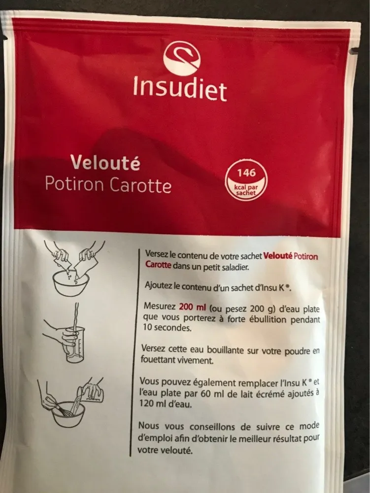 Velouté potiron carottes