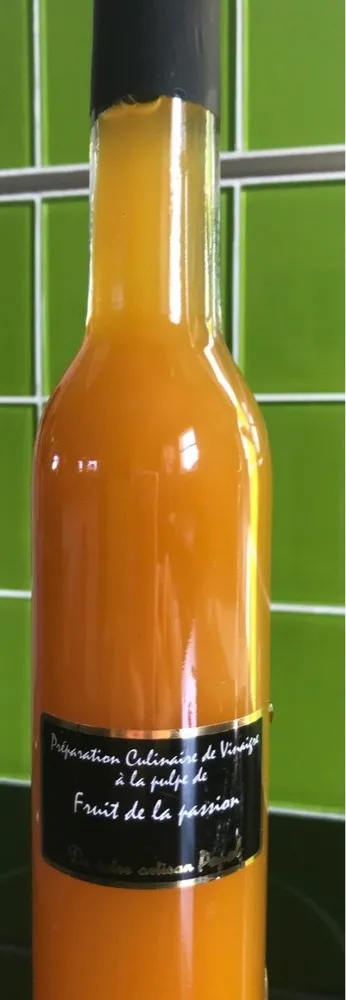 Préparation culinaire à la pulpe de fruits de la passion