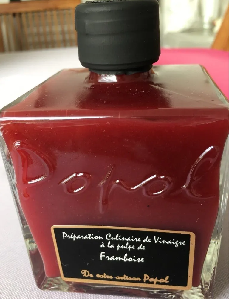 Vinaigre à la pulpe de framboise