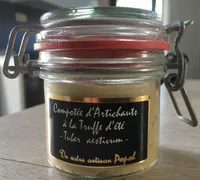 Compotée d'Artichaut à la truffe d'été - Tuber aestivum