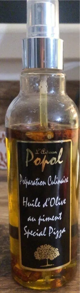 Huile d’olive au piment spécial pizza