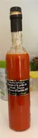 Vinaigre à la pulpe de tomate poivron au piment d'espelette