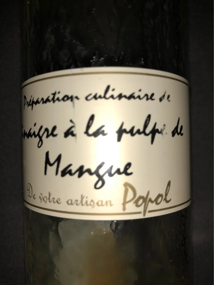 Vinaigre à la pulpe de mangue
