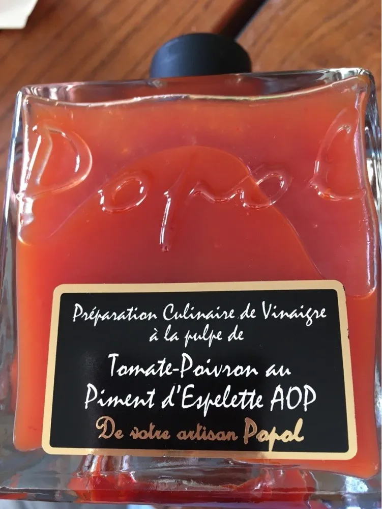 Vinaigre tomate piment espelette