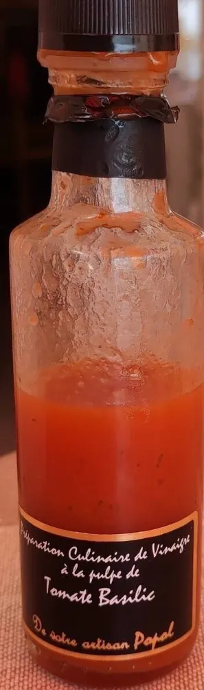 Vinaigre tomate basilic