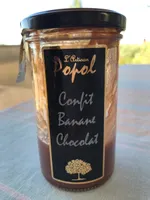 Confit banane chocolat