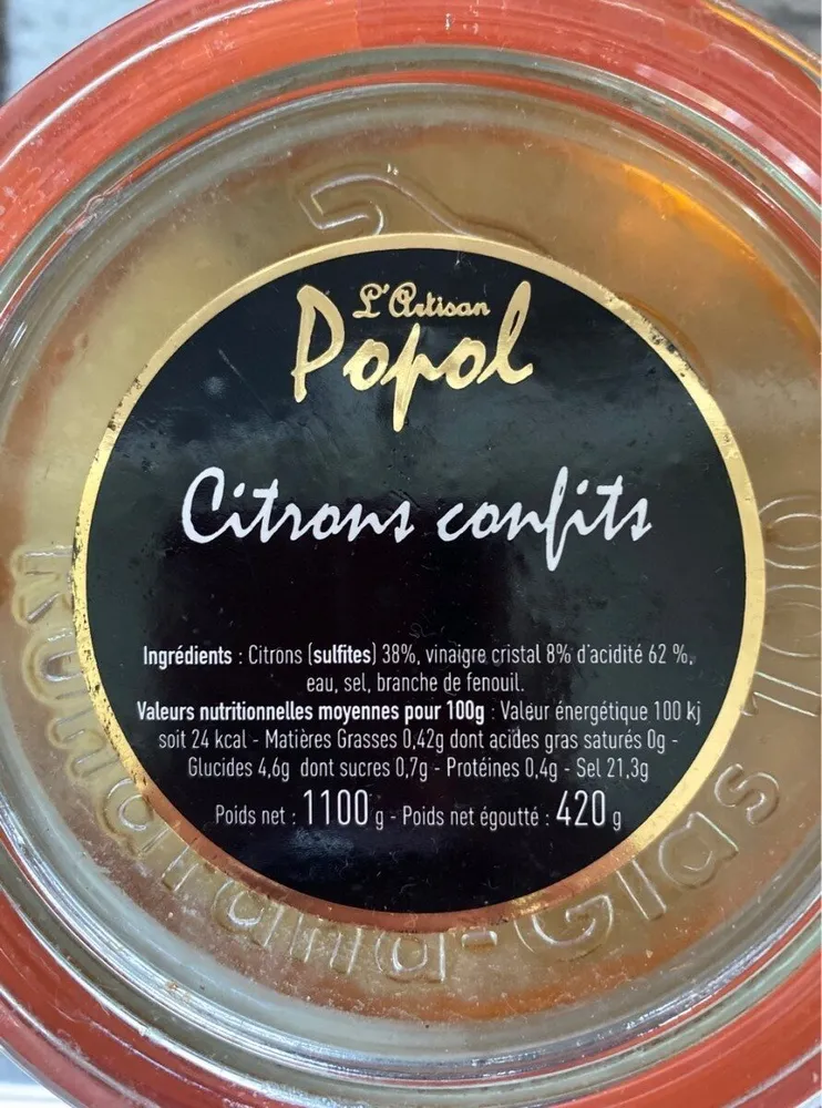 Citrons confits