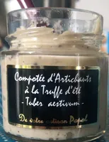 Compote d’artichaut a la truffe d’été