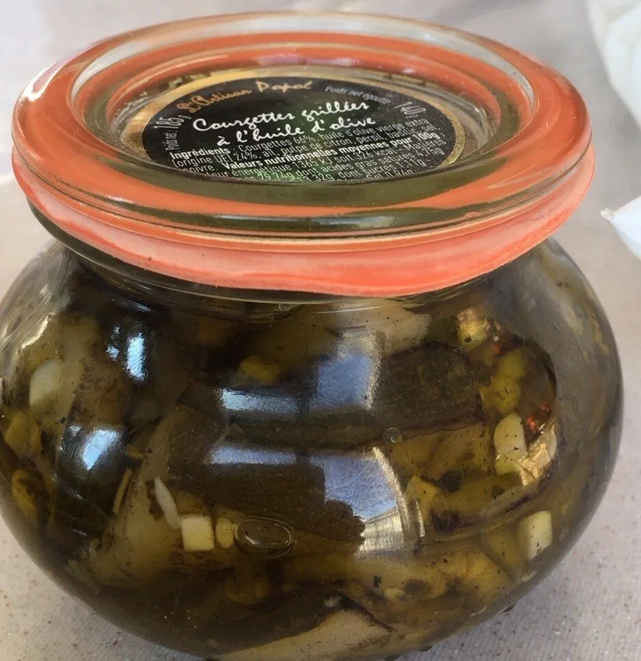 Courgettes grillées à l’huile d’olive