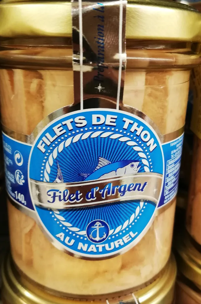 Filets de thon au naturel