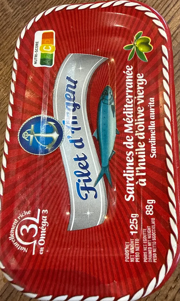 Sardines de Méditerranée à l’huile d’olive vierge