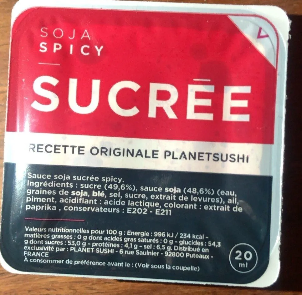 Sauce soja sucrée spicy