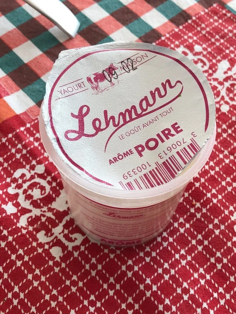 Yaourte poire