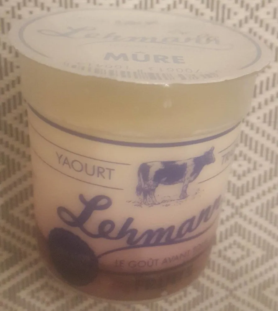 Yaourt bi-couche Mûre
