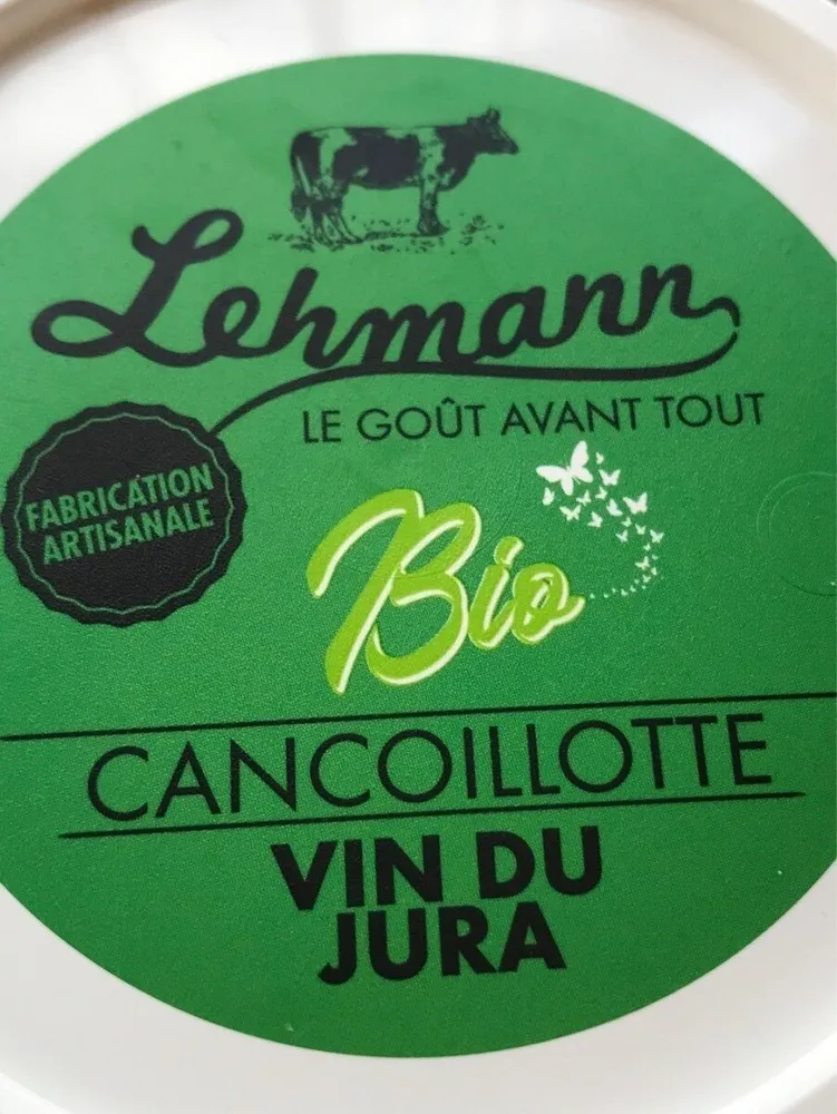 Cancoillotte bio vin du jura