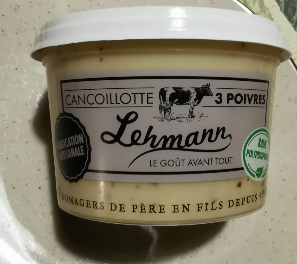 Cancoillotte 3 poivres